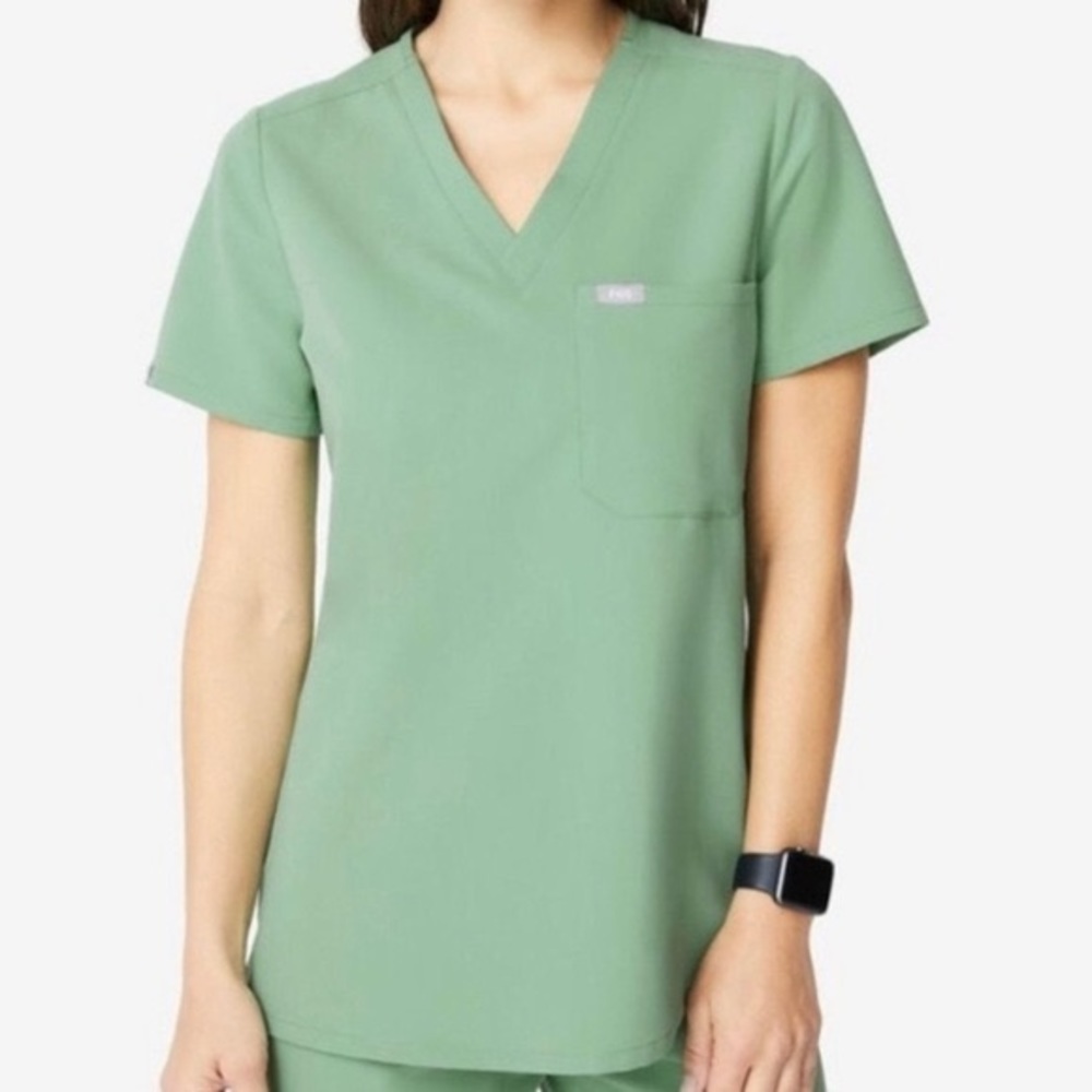FIGS Jade Catarina Scrub Top